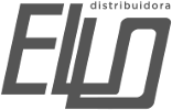 Logomarca da Ello em preto e branco, distrbuidora oficial da Planet no Brasil